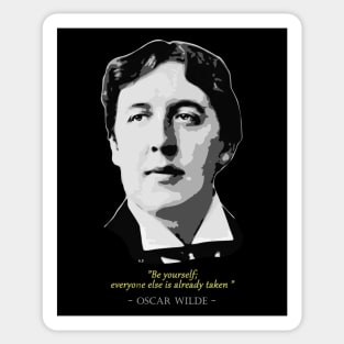 Oscar Wilde Quote Sticker